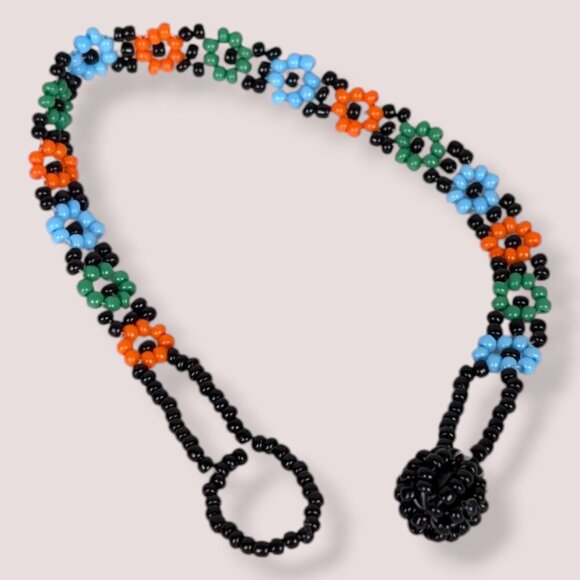 (2/$20) V. Floral Seed Bead Bracelet - Picture 4 of 5